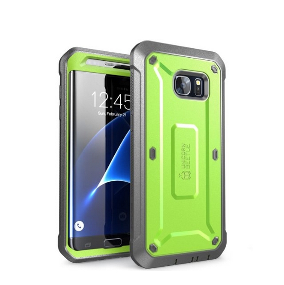 Galaxy S7 Edge Case SUPCASE Full-body Rugged Holster Case WITHOUT Screen Protector green